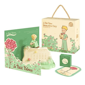 【中国直邮】 马克图布 小王子玫瑰万年历生日礼物基础版16.3*8.6*14.2cm*1件