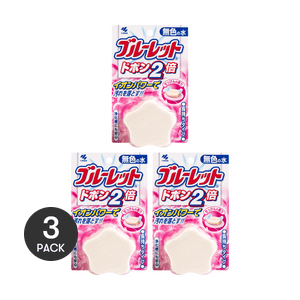 Toilet Refresh Tablet Deodorizer Detergent Star Shaped Colorless Soap Scent 120g x 3Pcs