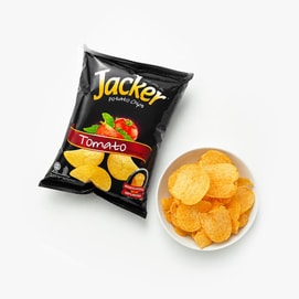 Tomato Flavored Potato Chips, 2.12 oz【Tangy Tomato Thin Crispy】