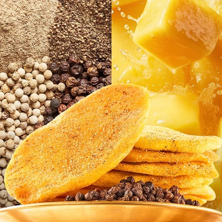 Thick-Cut Dried Mango, Original+Salt And Pepper+Spicy Flavor, 17.6 oz 11