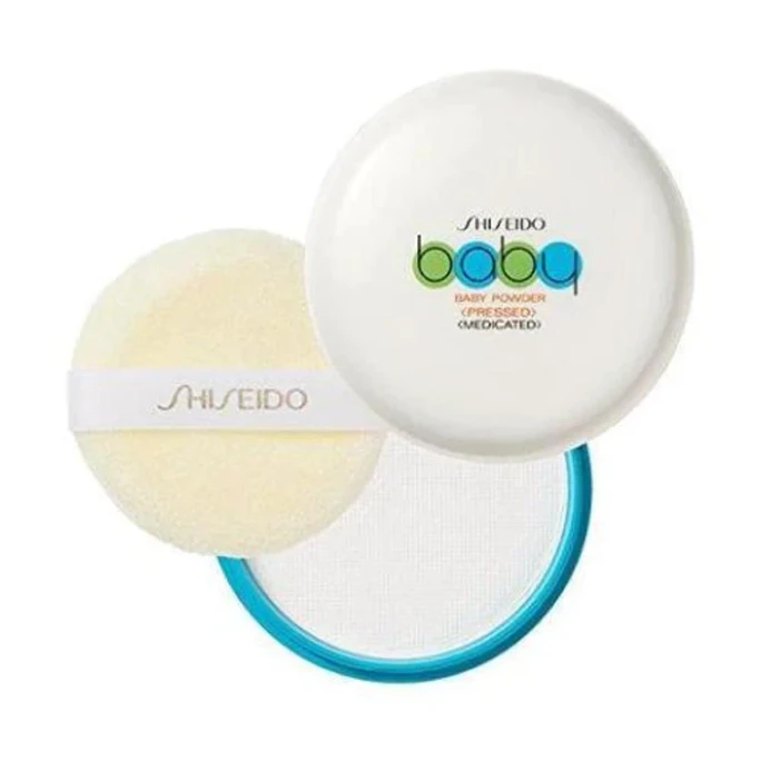 Shiseido Medicated Baby Powder Pressed with Puff 50g