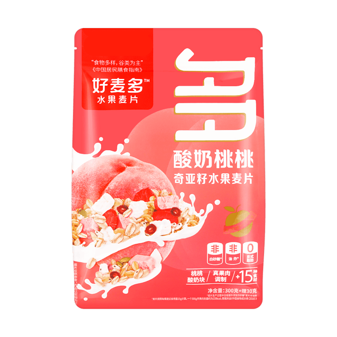 Peach Flavor Cereal 330g