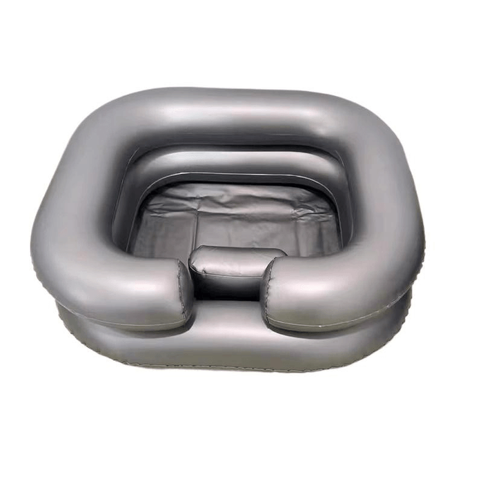 Mobile And Portable Inflatable Hair Washing Tool For Pregnant Women Lying Down Silver Version 65 * 53 * 25cm