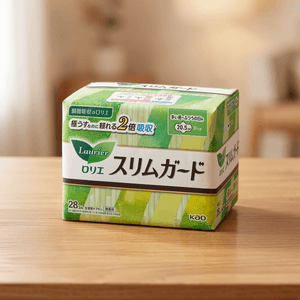 日本KAO花王 LAURIER乐而雅 S零触感系列 无香型超薄日用卫生巾 2倍吸收超强保护 无荧光剂  205mm 28片入