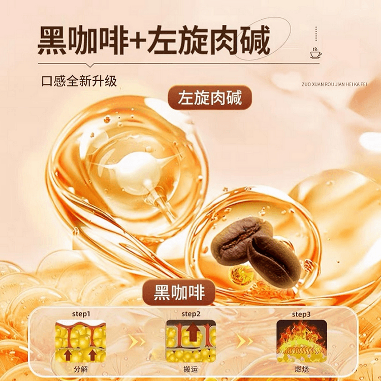 Beijing Tong Ren Tang L-carnitine Black coffee 2g * 30 bags