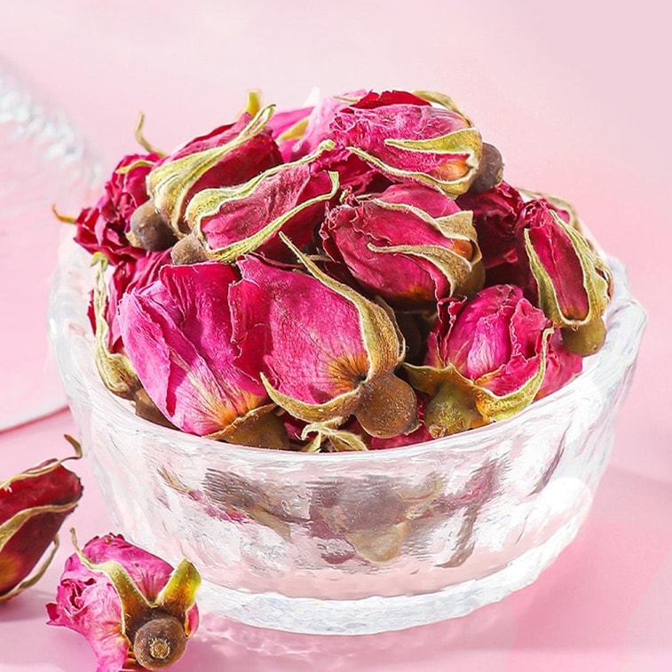 杞里香 玫瑰花茶 50g 点缀燕窝 点缀鸡尾酒【可搭配去痘印 养颜舒缓 美白美容女神茶】滋补养生茶 养颜茶 疏肝理气 女性内调 无硫玫瑰 可搭配雪蜜 红枣 枸杞冲泡 6