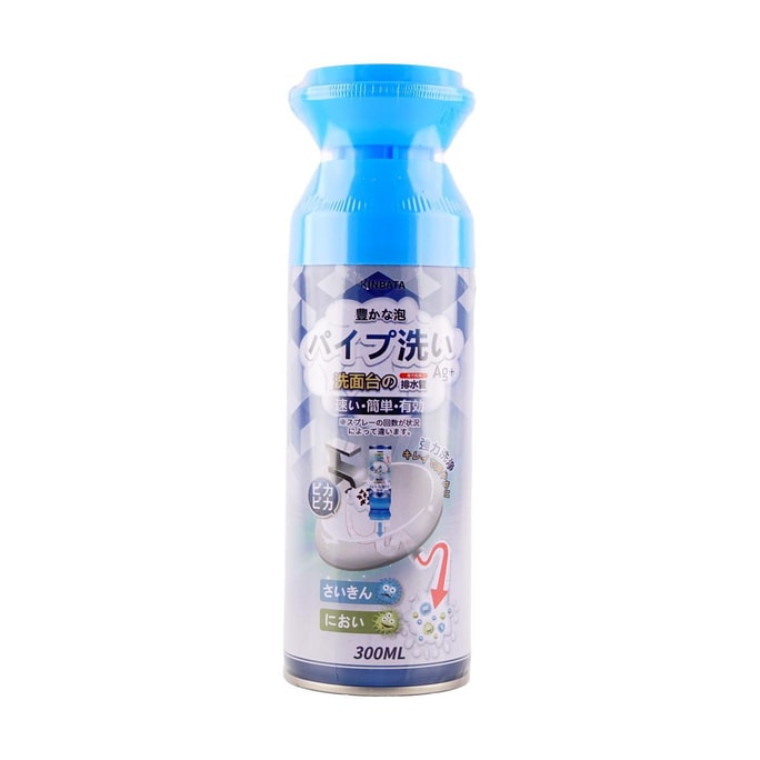 日本KINBATA 管道清洁泡沫除臭剂 排水口清洁去异味 300ml