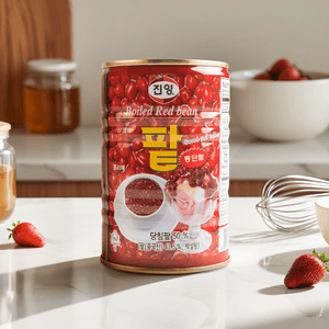 Boiled Red Bean, 16.75 oz 【For Dessert, Milk Tea , Bakery and Red Bean Soup 】