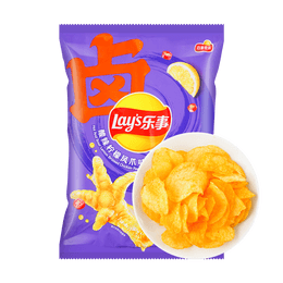 Lay's Potato Chips(Hot & Sour Lemon Braised Artificial Chicken Feet Fla)
