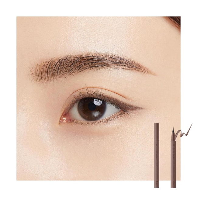 日本ETTUSAIS艾杜纱 随星轻彩眼线液笔 0.1mm精细 清透微闪珠光 舒缓低敏养肤 防水耐汗 #05 黑巧棕 