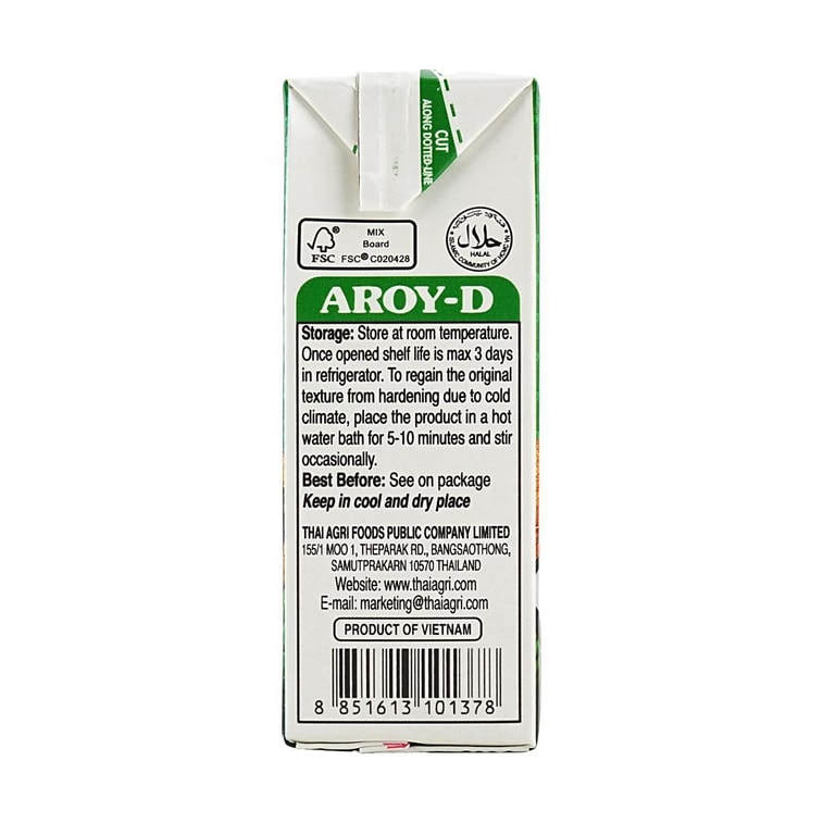 ココナッツミルク 8.5 fl oz *6【6パック】【ピュアナチュラル 砂糖0】 【DIYドリンク/タイ料理/サゴデザートに】 6