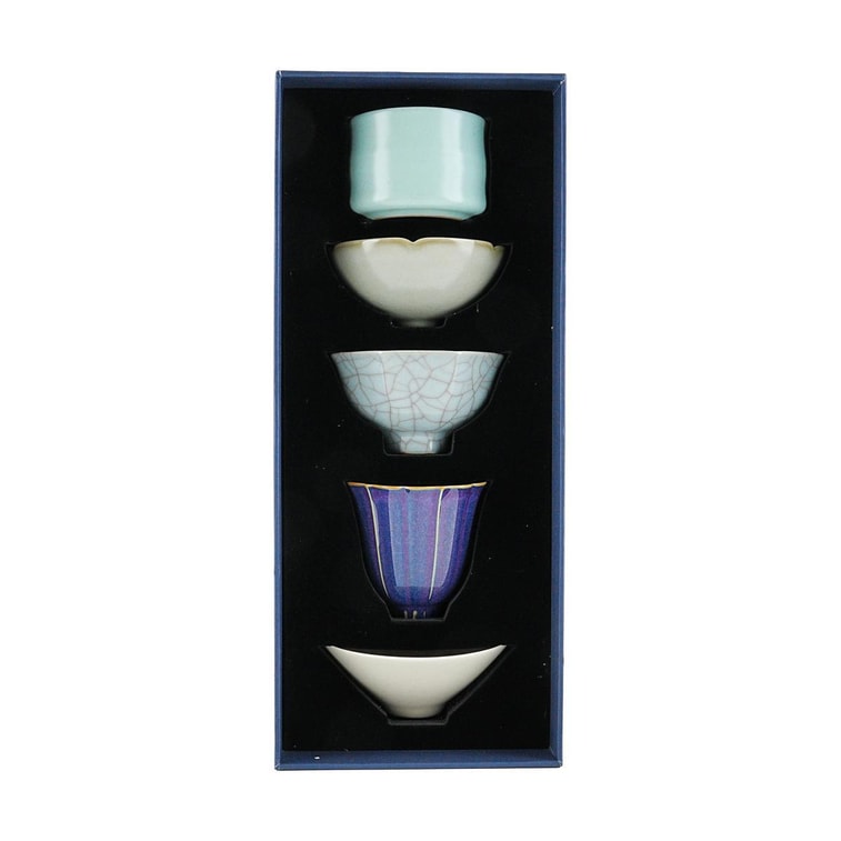 Five Great Kiln Ceramic Tea Cup Set Gift Box 3