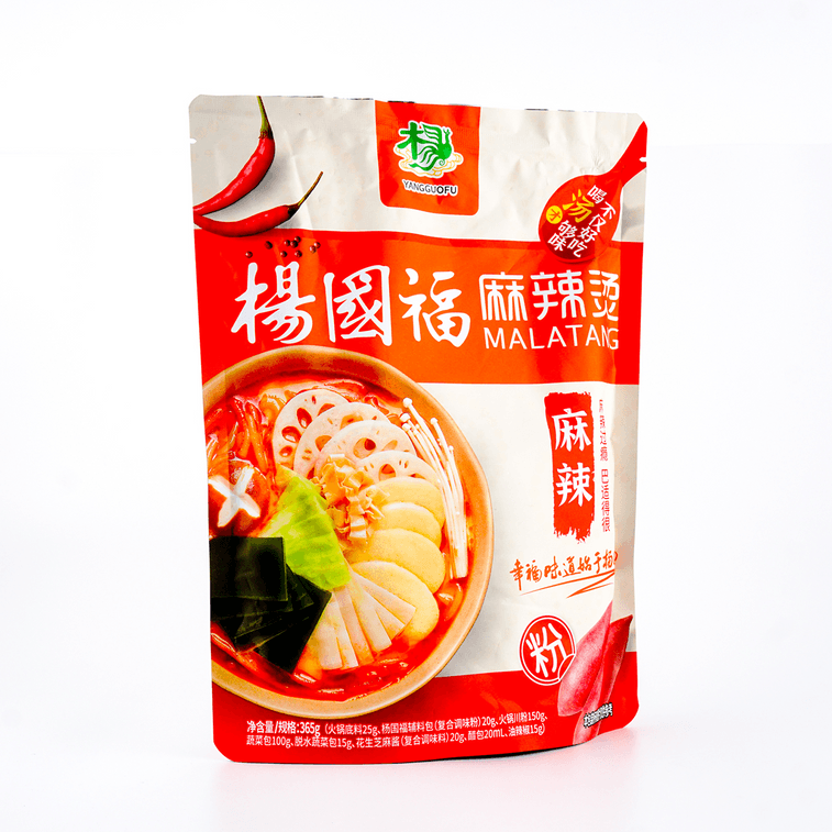 杨国福 纯素麻辣烫加粉款 速食宵夜 麻辣汤底 346g【麻辣过瘾】【新旧包装混发】 11