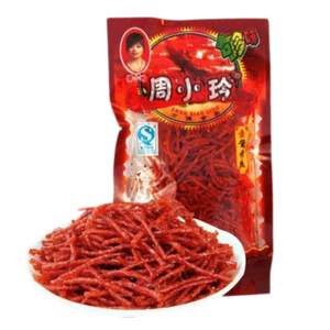 【中国直邮】 周小玲 素酱肉丝辣条童年儿时怀旧零食校园零食14g*1袋