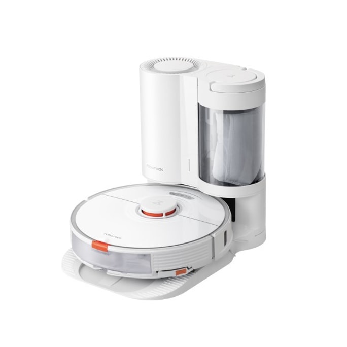 S7+ Robot Vacuum and Sonic Mop with Auto-Empty dock Ultrasonic Carpet Detection