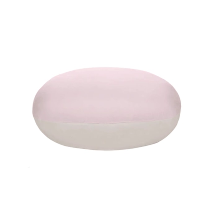 LifeEase Soft Cute Taiko Drum Pillow AB Surface Super Soft Pink Brown