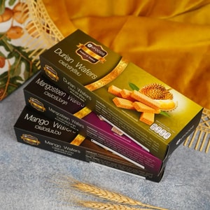 Premium Durian Wafers, 4.23 oz【Thailand Trendy】