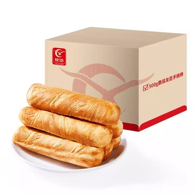 Hand Shredded Bread Stick French Breakfast Nutritious Food Substitute Pastry Snack At Night Appetizing Whole box Hand Shredded Bread Stick 500g