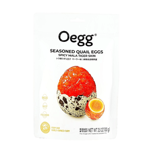 Oegg零蛋 鹌鹑蛋 麻辣虎皮味 100g【营养早餐搭配】