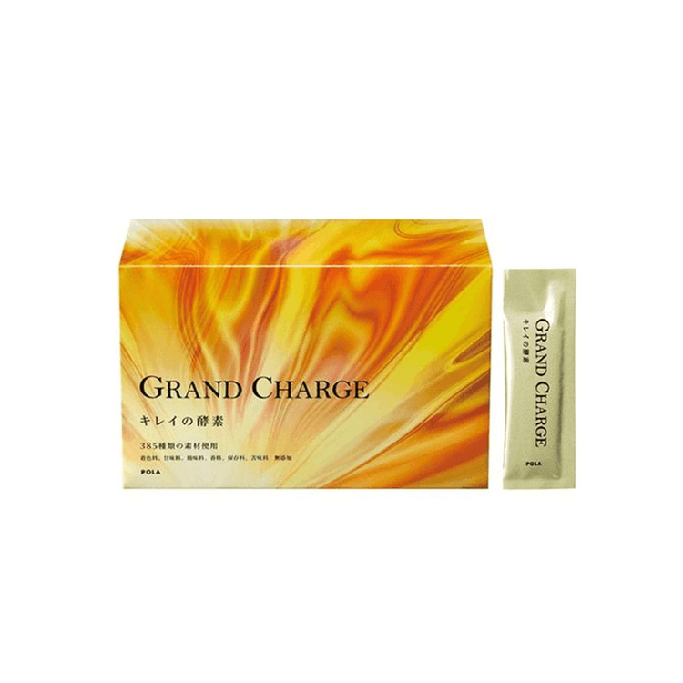 POLA GRAND CHARGE グランチャージ 一箱（10ml×90袋） 日本直邮】POLA宝丽385种健康植物酵素原液便携装10ml*90袋- 亚米