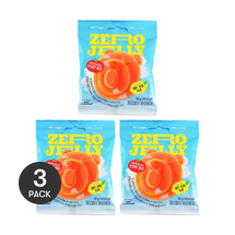 제로 젤리 구미 캔디, 과일맛 곰 모양 캔디, 1.34온스 *3개【3팩】【무설탕】