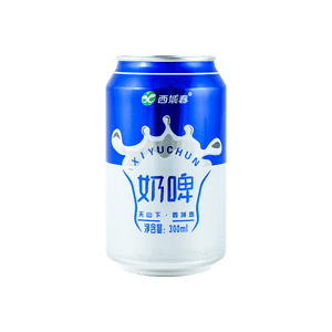 西域春 奶啤酒 乳酸菌風味氣泡飲料 300ml【酒精0.33%vol】【清爽解膩】【新疆特產】