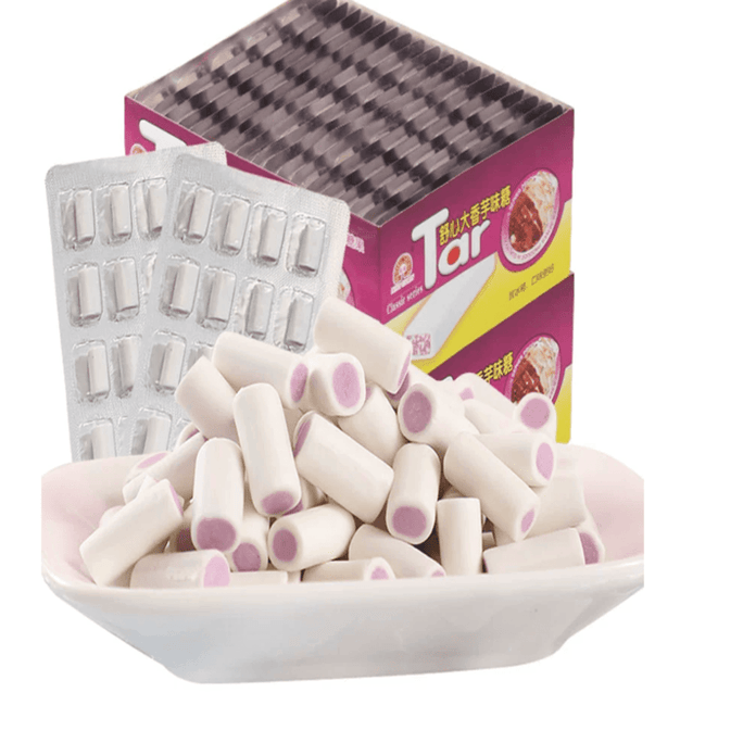 Taro Flavored Sugar Filled Candy 268g Box
