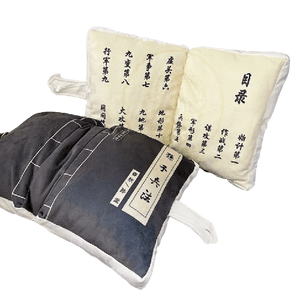 The Art of War Cushion Plush Toy (Comes with Frozen Fish Plush Toy) 25*35cm