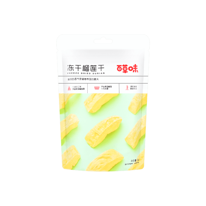 BE & CHEERY Freeze-Dried Durian 30g