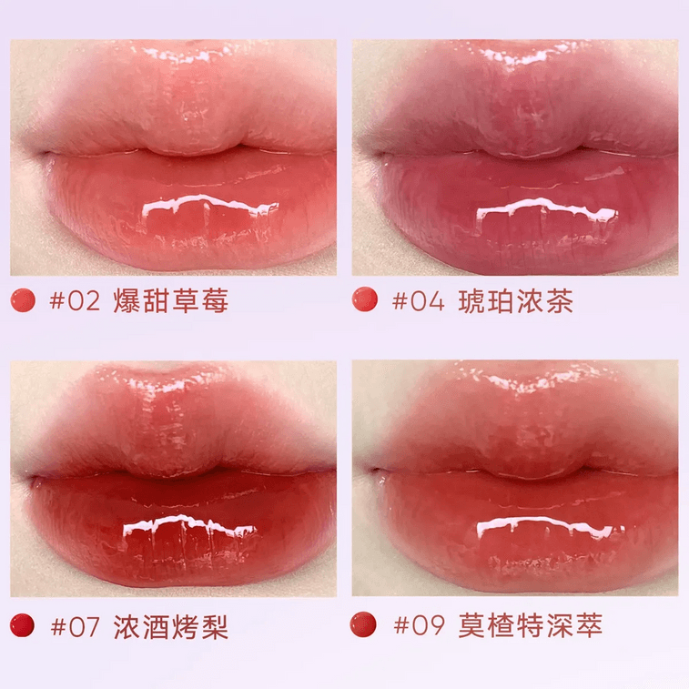 JUDYDOLL橘朵 二代冰熨斗 雙效鏡面水光唇露 2.4g 淡紋修護精華 不沾杯玻璃唇 #02 爆甜草莓 顯白紅調【HOT 全新升級】 3
