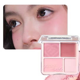 JUDYDOLL橘朵 腮红高光盘腮红膏腮红盘 膨胀哑光高光氛围色脸部 9g #03 丁香芭蕾 冷皮提气色 