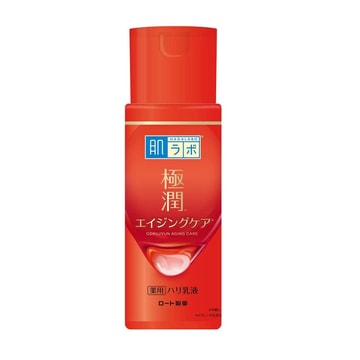 日本直邮】 日本ROHTO 乐敦肌研极润玻尿酸弹力肌超保湿滋润乳液140ml