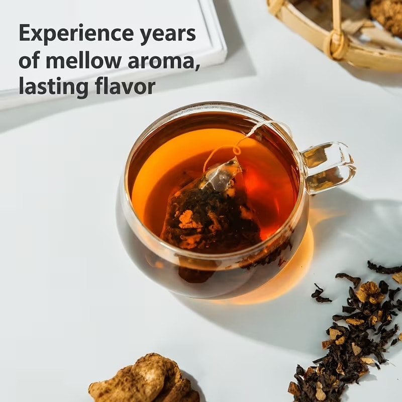 Whatever/无所谓陈皮普洱,50泡,普洱茶,陈皮果香,茶香浓郁,经久耐泡