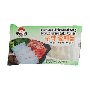 Konjac Shirataki Knot 7.05oz*20 packs【High Fiber】【Low Fat】【Chewy Texture】