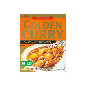 Golden Curry Sauce with Vegetables ,Mild Flavor, 8.1 oz