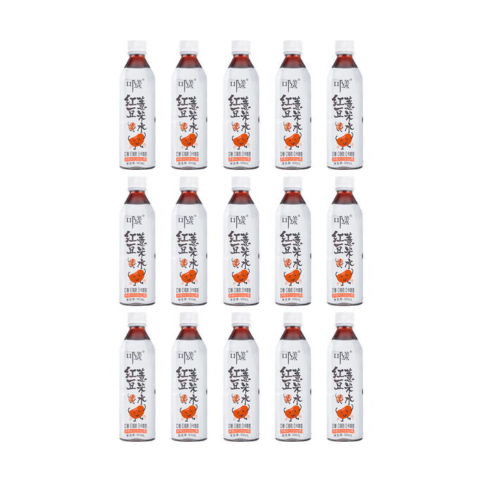 Zero Sugar Red Bean & Barley Drink - Unsweetened, 16.9fl oz*15 Packs【Value Pack】