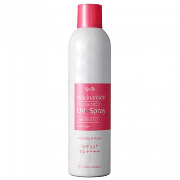 Niacinamide-transparent-quick-drying-cool-sunscreen-spray-White Lily and Musk Fragrance SPF50+/PA++++ 200g