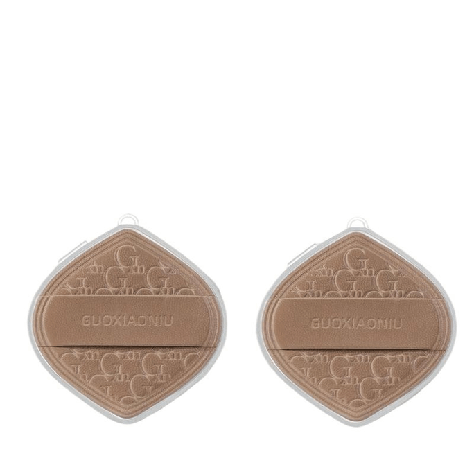 【中国直邮】 郭小妞 气垫棉花糖超软服帖美妆蛋干湿两用咖啡色7.2*7.2cm*2盒