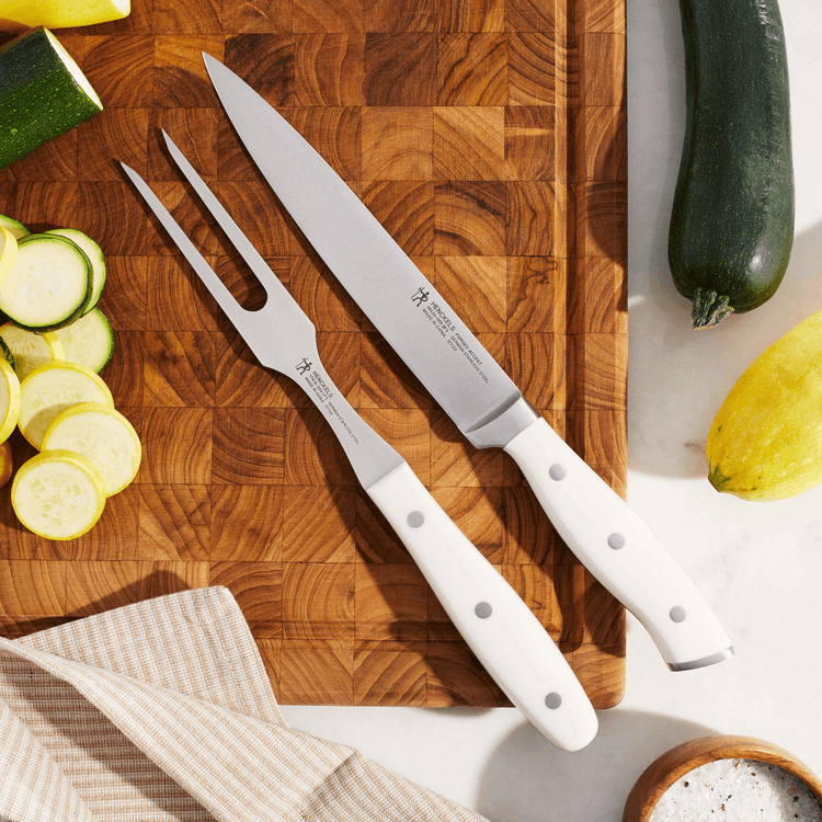 German ZWILLING Henckels Forged Accent 2-pc Carving Set - White
