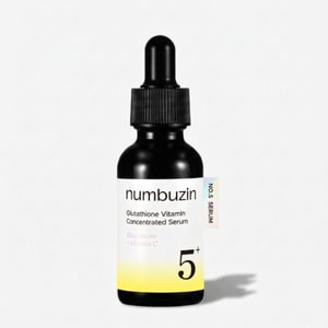 韩国 Numbuzin No 5+ Vitamin Concentrated 谷胱甘肽无痕小黑瓶 30ml