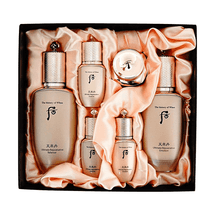 【香港直邮】 韩国 THE HISTORY OF WHOO后 天率丹水乳精华面霜新版套装 6件套补水奢润透亮 抗皱抗老全面修护 紧致饱满肌 抗敏抗炎 水油平衡 干皮混合性肤质  水乳霜精华套装