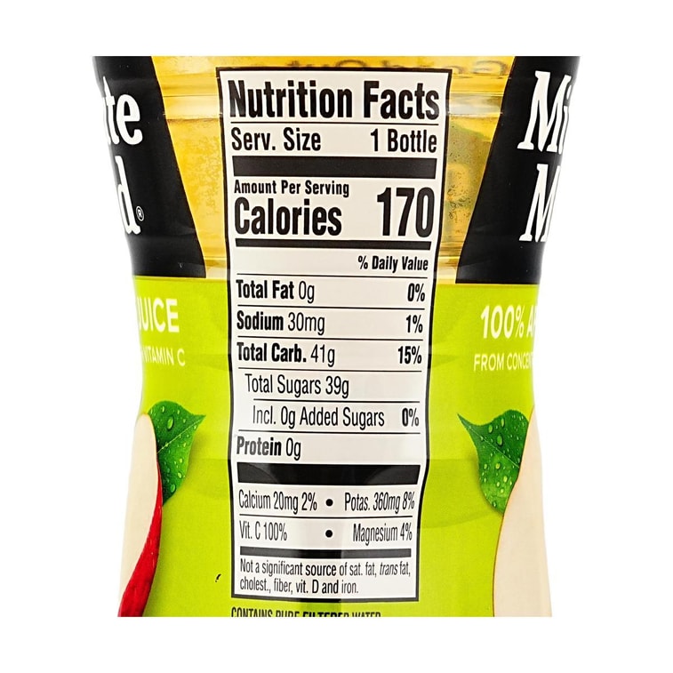 100% Apple Juice, 12 fl oz【Rich In Vitamin C】 4