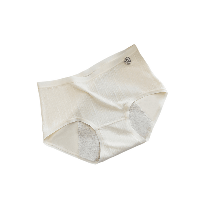 【中國直郵】寶娜斯 生理期內褲 中腰月經期防漏褲3條裝 膚色 4XL碼