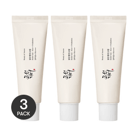 韩国BEAUTY OF JOSEON朝鲜美女 大米益生菌防晒霜 温和养肤 SPF50+·PA++++ 50ml*3 敏感肌可用 水油平衡 干性/混合性肌肤【超值装】【美妆博主PONY推荐】