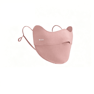 Sunscreen Face Mask, Eye Corner Protection, Ice Silk Cooling, Anti-uv, Summer Outdoor 3D Sunshade And Dustproof, Pink Style*1