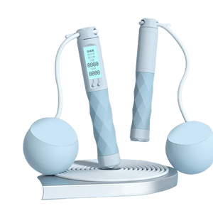 Cordless Jump Rope with Weighted Balls Blue Good2