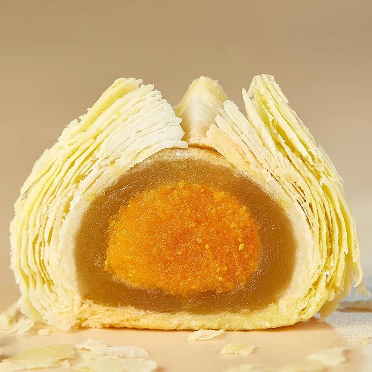 一品粤 蛋黄莲蓉荷花酥糕点 2枚入 100g【广东特产点心伴手礼】【新鲜短保】 5