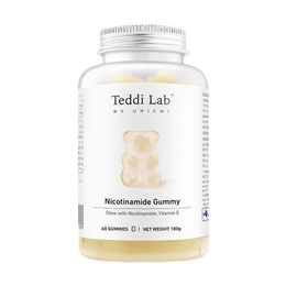 澳洲UNICHI 烟酰胺美白小熊软糖 全新升级亮肤维生素E 60粒入 茉莉西柚味 均匀肤色 修护肌肤 紧致水润不怕晒 嚼出冷白皮【可以吃的"遮阳伞"】 