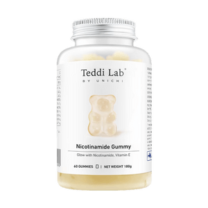 Nicotinamide Gummy, Glow with Nicotinamide & Vitamin E, Jasmine & Grapefruit Flavor, 60 gummies