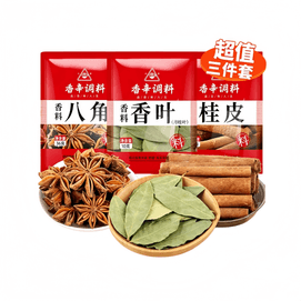 川珍 八角香叶桂皮3袋组合装共82g